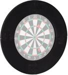 Relaxdays Dart Catchring R7, 4-teilig, Schutzring f&uuml;r 45cm Dartscheibe, stabil,