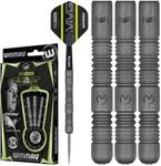 WINMAU MvG ExAct 24 Gramm Profi Wolfram Steeltip Dartpfeile Set mit Flights und
