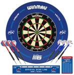 WINMAU PDC Blade 6 Steeldartscheibe Surround-Set - Professionelles Dartzubeh&ouml;r -