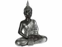 Atmosphera - Statuette Buddha sitzend - Kunstharz H 62 cm - Mehrfarbig