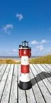 J&uuml;rgen Westerholt Leuchtturm Roter Sand Solar 50 cm Solarbetrieben Maritime