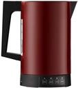 ritter fontana 5 Wasserkocher mit Temperaturwahl, Made in Germany, Rot