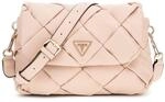 GUESS Damen Zaina Flap Shoulder Bag Schultertasche, Schulterklappe, Stein