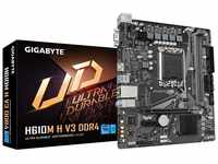 Gigabyte H610M H V3 DDR4 Motherboard - Unterstützt Intel Core 14th CPUs, 4+1+1