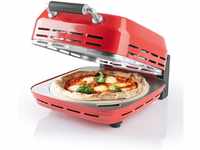 GOURMETmaxx Elektrischer Pizza-Ofen inkl. Pizzastein | Pizza-Maker mit 1800...