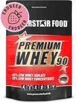 Powerstar Premium Whey 90 Protein-Pulver 4000 g Strawberry - Eiwei&szlig;pulver