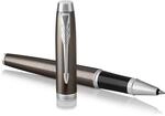 Parker IM Tintenroller | Dark Espresso | feine Spitze | Schwarz | Geschenkbox