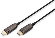 DIGITUS DisplayPort AOC Hybrid Glasfaserkabel UHD 8K 10 m Gold