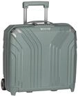 Travelite 2-Rad Handgep&auml;ck Laptop Trolley Hartschale mit recyceltem Innenfutter,