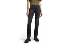 G-STAR RAW Damen Noxer Straight Jeans, Grau (worn in black onyx D17192-C910-C942),