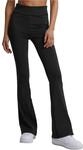 Urban Classics Damen Ladies Recycled High Waist Flared Leggings, Black, L