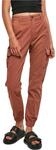 Urban Classics Damen Hose Ladies High Waist Cargo Pants Terracotta 28