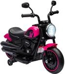 HOMCOM Elektro Kindermotorrad Elektromotorrad mit Scheinwerfer, Kinder 3 km/h Elektro