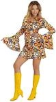 W WIDMANN MILANO Party Fashion - 70er Jahre Kleid Damen | Groovy-Style mit