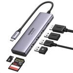 UGREEN USB C Hub 4K@60Hz USB C Adapter mit HDMI, SD/TF Kartenleser, 3 USB 3.0