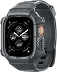 Spigen Rugged Armor Pro H&uuml;lle mit Armband Kompatibel mit Apple Watch Ultra 3...