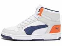 PUMA Rebound Layup Sl Jr Sneaker, Mehrfarbig (White Persian Blue Sedate Gray Hot
