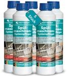 HOTREGA Sp&uuml;lmaschinenreiniger 5x 250 ml | Systempflege gegen Kalk Fett...