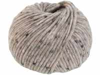 LANA GROSSA Landlust Winterwolle Tweed | 50g Gefülltes Schlauchgarn mit bunten