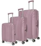 Travelite 4-Rad Kofferset 3-teilig Hartschale mit recyceltem Innenfutter,...