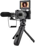 AgfaPhoto &ndash; All-in-one-Vlogging-Set: Kamera VLG-4K Optical, Powerbank-Stativ,