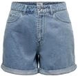 Onlvega Hw Mom DNM Shorts Noos