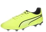 PUMA Unisex King Match Fg/Ag Fu&szlig;ballschuhe, Electric Lime Puma Black, 44.5 EU