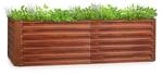 blumfeldt Rust Grow Hochbeet Gartenbeet, verzinktes Stahlblech,...