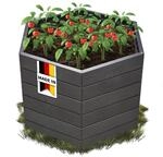 Garantia Ergo Hochbeet Stony L 75 - ergonomisches Hochbeet - Kunststoff sechseckig