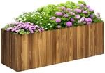 Outsunny Hochbeet Pflanzkasten Kr&auml;uterbeet Pflanzbeet Gem&uuml;se Blumenbeet