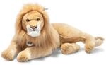 Steiff Kuscheltier Leo L&ouml;we, S&uuml;&szlig;es Stofftier mit Kunststoffaugen, Kinder, Jungen &
