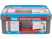 Knauf Flexfuge Smart 2 kg Silbergrau, Gebrauchsfertige Fugenmasse für alle