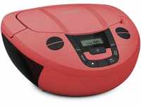 TechniSat Viola CD-1 - tragbarer Stereo CD-Player, Boombox mit praktischem Tragegriff