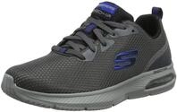 Skechers Herren Dyna-air Sneaker, Charcoal Mesh Black Trim Ccbk, 45 EU