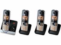 Panasonic KX-TG6724GB Quattro Schnurlostelefone mit 3 zusätzlichen Mobilteilen...