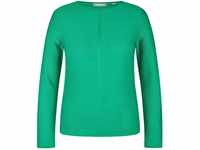 Rabe Damen Pullover Rundhals, mit Tasche smaragd grün - 46