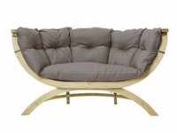 AMAZONAS Lounge Sofa Siena Due Taupe aus FSC Fichtenholz ca. 170 x 95 x 65 cm...