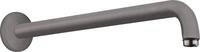 hansgrohe Brausearm 389mm, Brushed Black Chrome