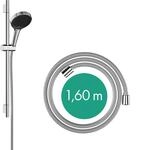 hansgrohe Rainfinity - Duschset, runder Duschkopf mit Brausestange 65cm, Halterung