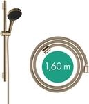 hansgrohe Rainfinity - Duschset, runder Duschkopf mit Brausestange 65cm, Halterung