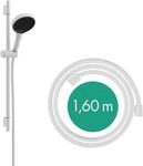 hansgrohe Rainfinity - Duschset, runder Duschkopf mit Brausestange 65cm, Halterung