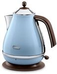 De'Longhi Wasserkocher Icona Vintage KBOV2001.AZ - 1,7 l mit Wasserstandsanzeige und