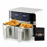 MasterPRO Rocket Duo 900 | Doppelte Hei&szlig;luftfritteuse | Farbe Wei&szlig; | 9L