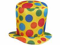 Widmann 1812H - Clowns-Zylinder-Hut für Erwachsene