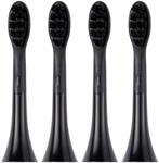BOOM 4x B&uuml;rstenkopf Schwarz - Regular - Superfeine, Starke Borsten -