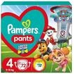 Pampers Active Baby Psi Patrol, Gr&ouml;&szlig;e 4, 72 Windeln 9kg-15kg