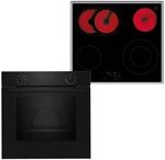 NEFF BX16B, Einbau-Herd-Set, Integrierbare Herd-Kochfeld-Kombination 60 cm...