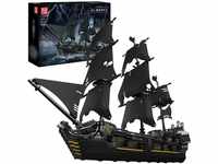 Mould King Technik Piratenschiff Modell,Black Pearl Segelschiff, 2868 Teile...