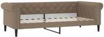 vidaXL Tagesbett Cappuccino-Braun 90x200 cm Kunstleder