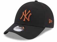 New Era New York Yankees MLB League Essential Black Brown 9Forty Adjustable Cap...